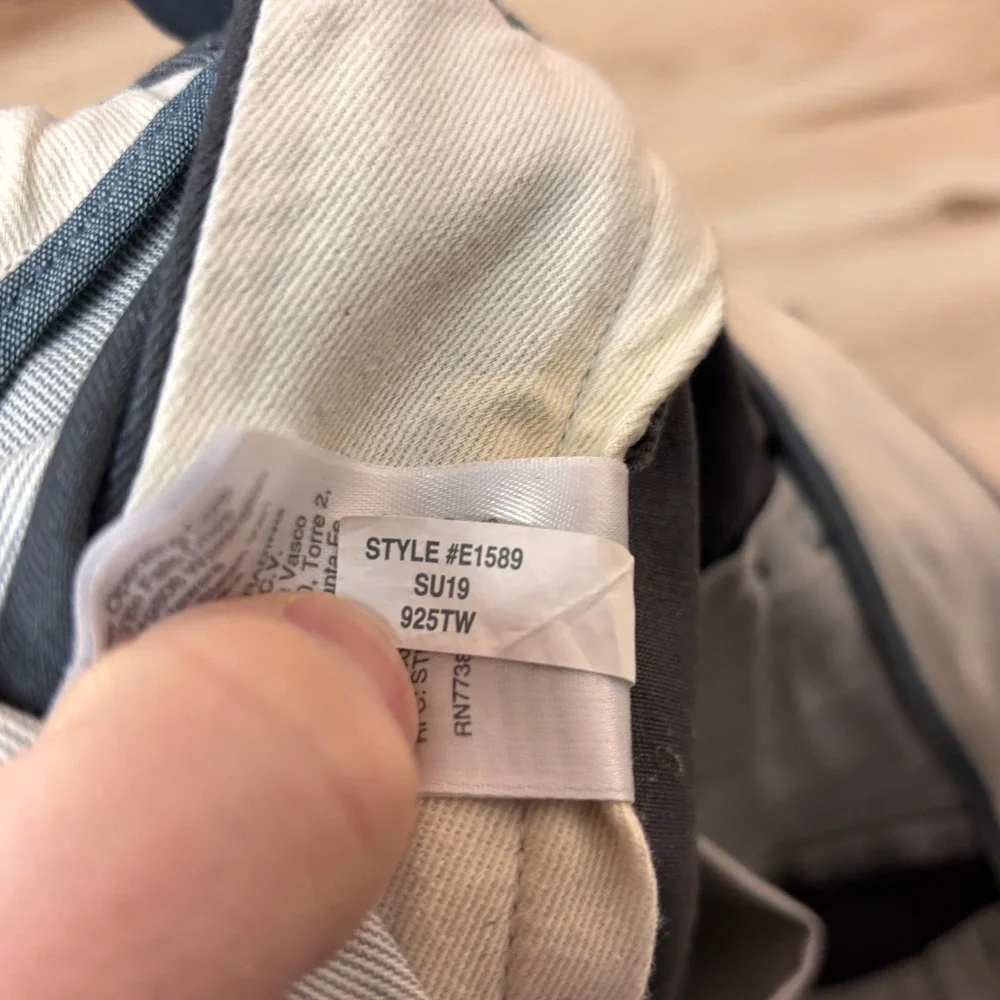 J Crew‎ 484 Slim Stretch Chinos Pants Men W31 L32 Gray Cotton Blend